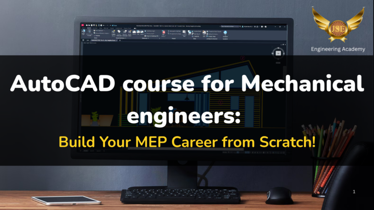 AutoCAD course for Mechanical engineers: Build Your MEP Career from ...
